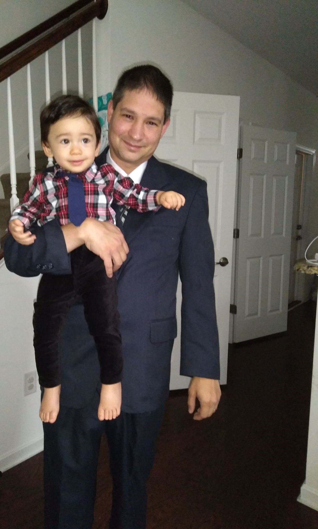 Joseph with his son Jacob as of 2022