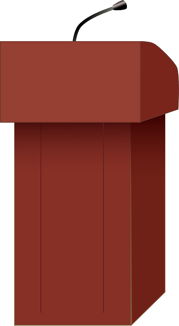 image of a podium for public speaking image of a podium for public speaking